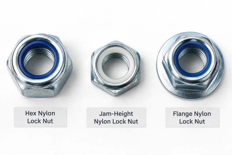 types of nylon insert lock nuts